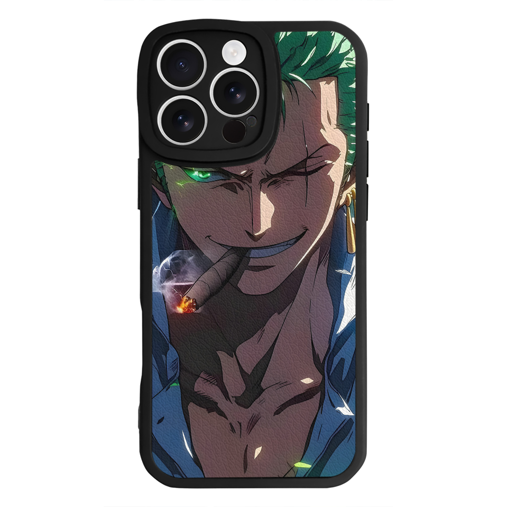 （画像用） ワンピース ONE PIECE 【iPhone 16シリーズ対応】シリコンスマホケース（レザー調） 材質：シリコン
